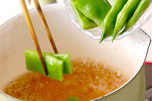 モロッコインゲンの煮物の作り方の手順2