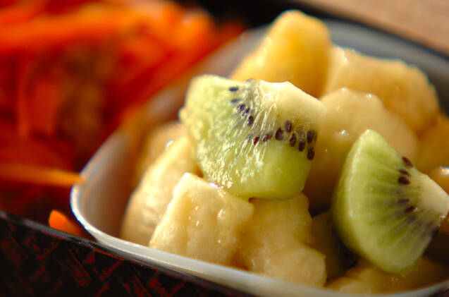 フルーツのハチミツ和え
