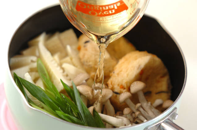 ひりょうずとタケノコの梅煮の作り方の手順6