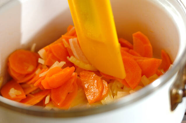 ニンジンのスープの作り方の手順4