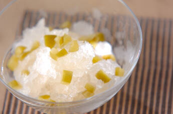 梅酒シャーベット