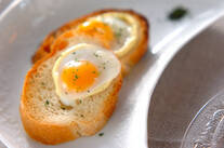 ウズラマヨ玉トースト