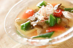 野菜の冷やしあん