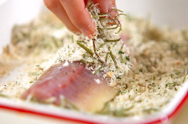 アジのハーブパン粉焼きの作り方の手順6