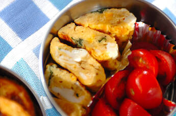 バジルオムレツ