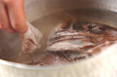 鯛のアラ炊きの作り方1
