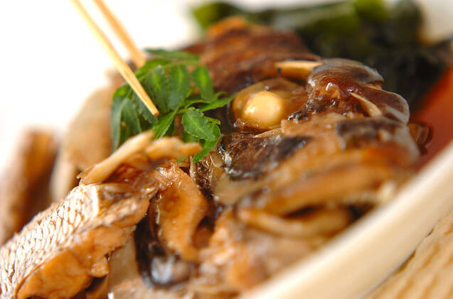 鯛のアラ炊きの作り方の手順7