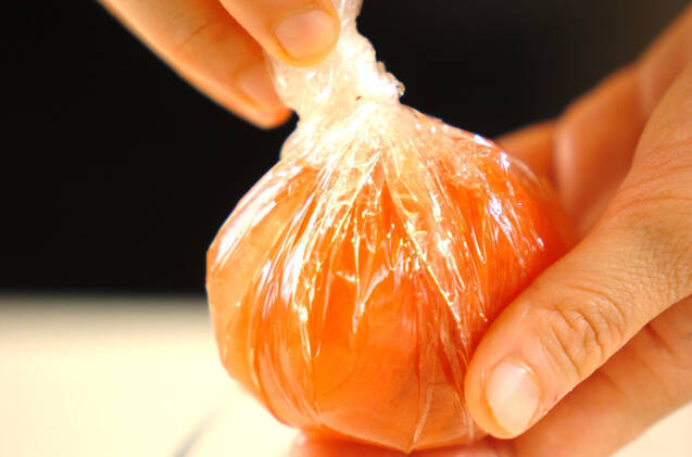 冷やしデザートトマトの作り方の手順2