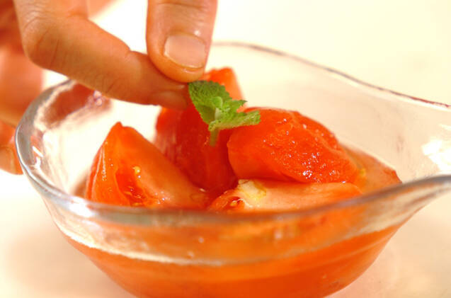 冷やしデザートトマトの作り方の手順3