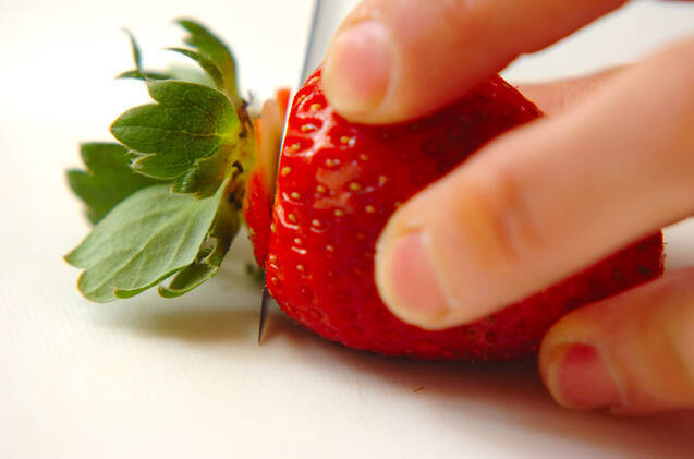 イチゴ大福の作り方の手順2