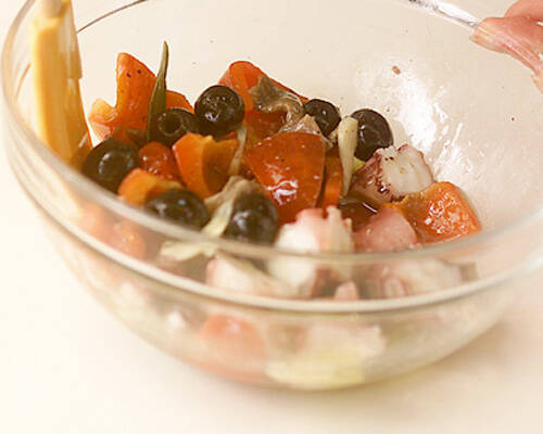 ピーマンのアンチョビマリネの作り方の手順2