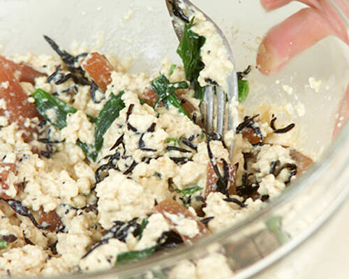 ひじきの白和えの作り方の手順3