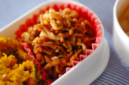 切干し大根とツナのカレー炒め