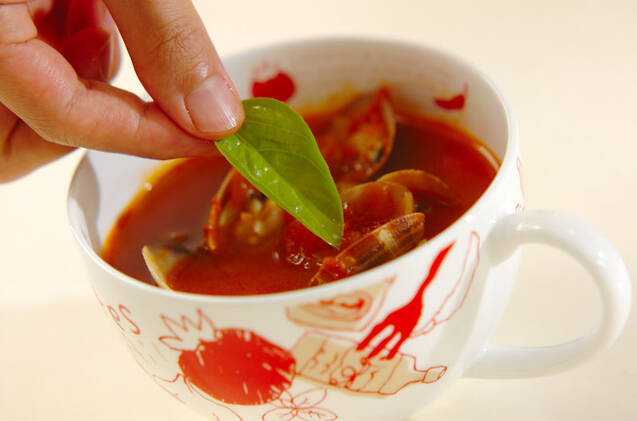 トマトスープの作り方の手順4