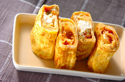 キムチーズ卵焼