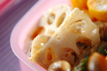 レンコンの明太子マヨネーズ和え