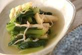 青菜と揚げの煮浸し