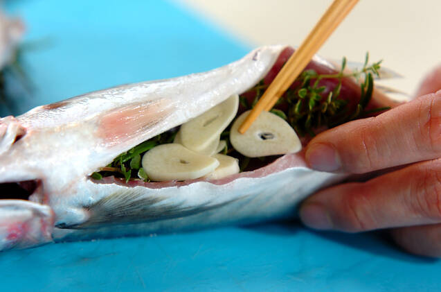 アジのハーブオーブン焼きの作り方の手順5