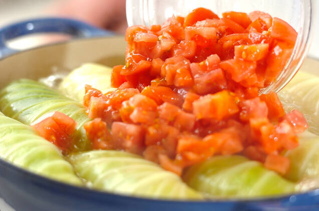 ロールキャベツプレートの作り方の手順5