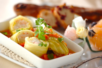 ロールキャベツプレート