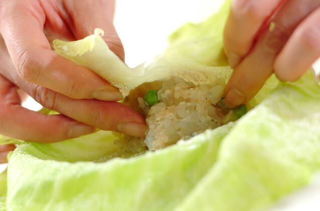 ロールキャベツプレートの作り方の手順4