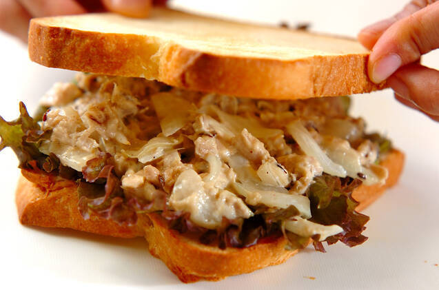 クミン風味のツナサンドの作り方の手順3