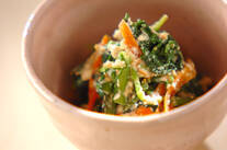 菊菜のゴマ白和え