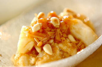 長芋のナメタケがけ