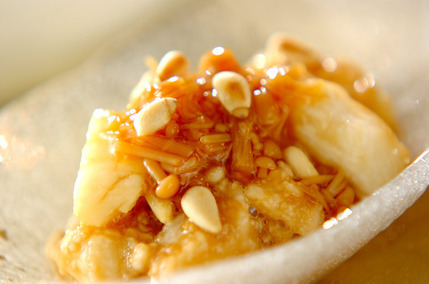 長芋のナメタケがけ