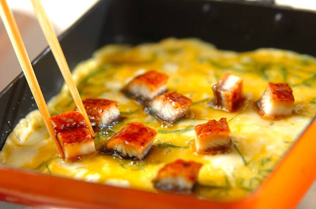 ウナギの卵焼きの作り方の手順3