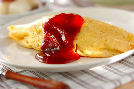 コロコロチキンのオムライス