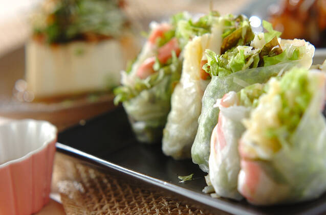 シャキシャキ生春巻き