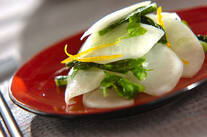 カブのユズ漬け