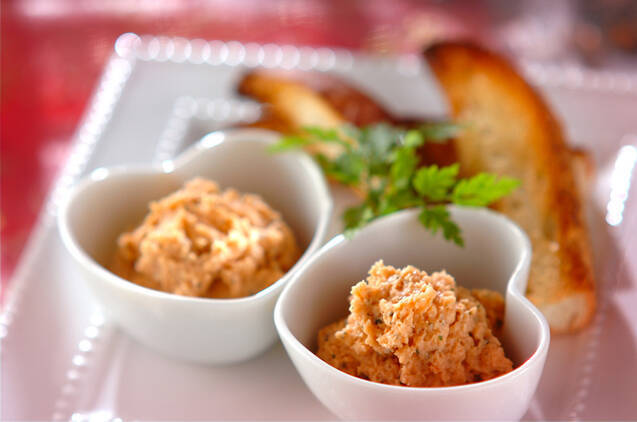 スモークサーモンのムース