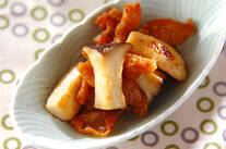 鶏皮のユズコショウ炒め