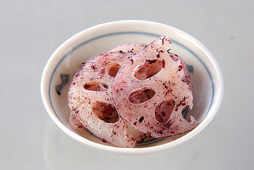 レンコンのゆかり和え