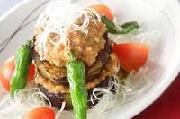 ナスの中華風ステーキ