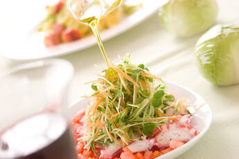 タコと野菜のサラダ