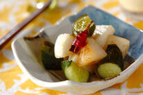 大根の甘酢炒め