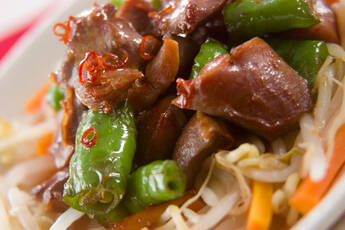 砂肝のガーリックソテー