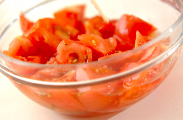 トマトのおろし和えの作り方の手順3
