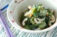 ニラのからしマヨ和え