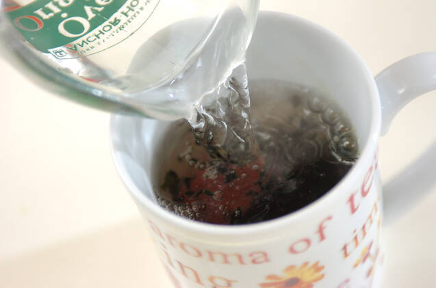 即席梅昆布汁の作り方の手順1