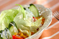 バターコーンのサラダ