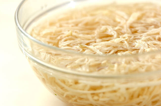 切干し大根のゴマ和えの作り方の手順1