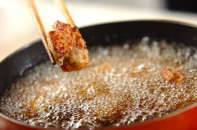 ジューシーチキンの梅ダレがけの作り方の手順4