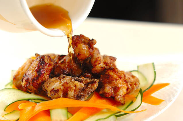 ジューシーチキンの梅ダレがけの作り方の手順5