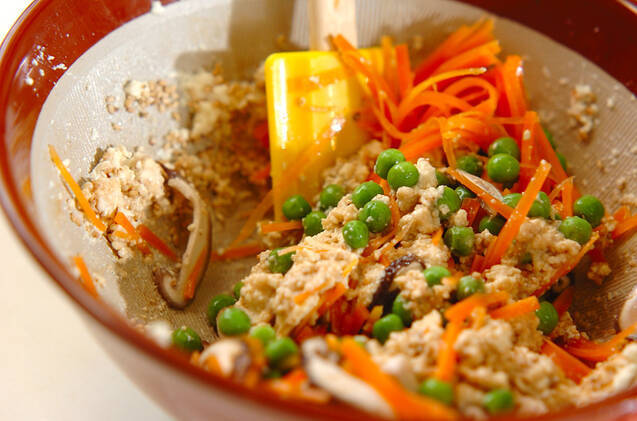 レンジ調理で！木綿豆腐の簡単白和えの作り方の手順2