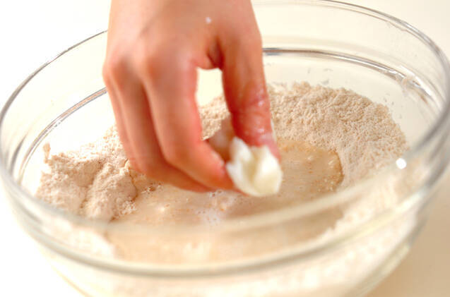 甘栗とクルミのパン（ホットクロスバンズ）の作り方の手順5