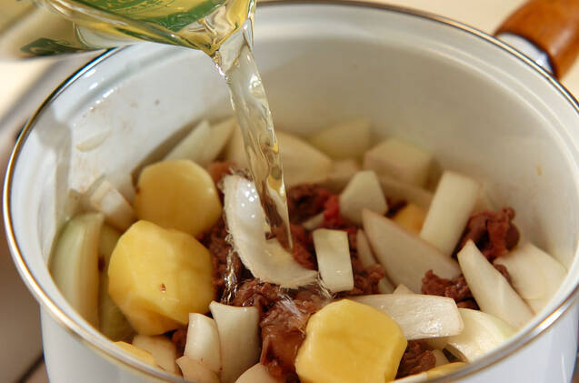 牛肉ジャガの作り方の手順6